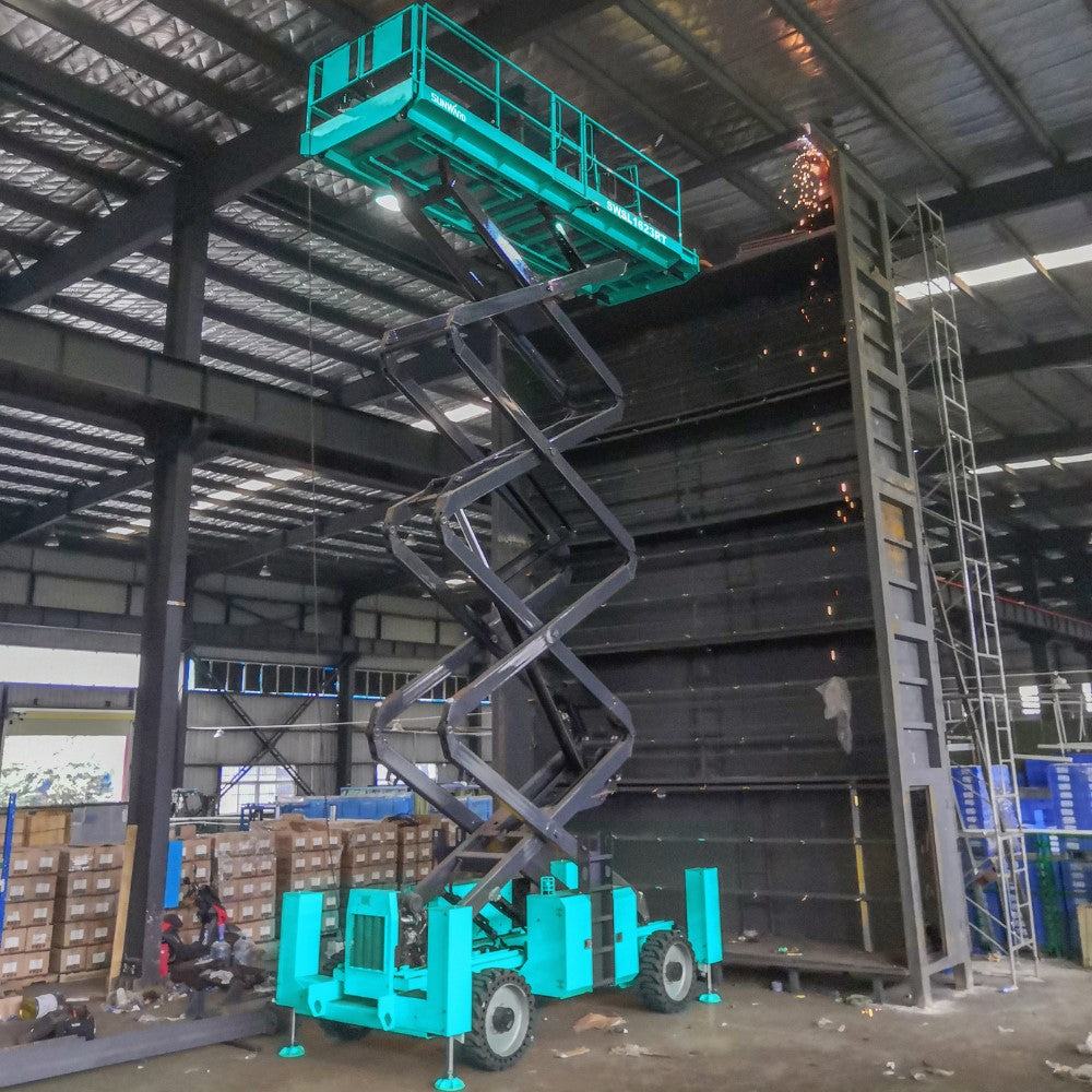Platform Extensions SUNWARD SWSL 1623RT 12M Rough Terrain Access Platform– Hamstead Plant